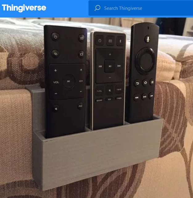 Descargar archivo STL gratis remote control tv stand for bed • Modelo